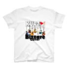 PHSG SOUND 音楽とアートのBIZZARE GUITAR ビザールギター KURT COBAIN カートコバーン ホワイト スタンダードTシャツ