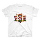 taki・ショップの猫【踊り】 スタンダードTシャツ