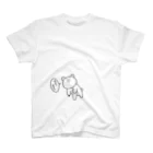 Ku-Ma's SHOPのくーまTシャツ【ブラックタピオカ編(黒)】 Regular Fit T-Shirt