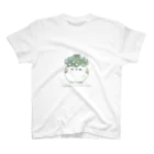 rina_suzuriのシマエナガとすずらん 花冠 Tシャツ Regular Fit T-Shirt