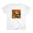 あずきば-あたりの着物猫シリーズ Regular Fit T-Shirt