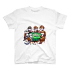 ぴーすけ🃏【ポーカーグッズ】のカワウソポーカー2 スタンダードTシャツ