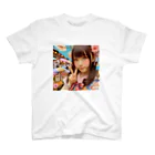 homarengeの和傘の女の子 スタンダードTシャツ