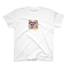 happiness_shopの踊るかわいいシーズー犬 スタンダードTシャツ