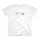 ねこてぃぶの仲良しにゃんこ スタンダードTシャツ