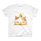 PIXELSのいねむり子猫 スタンダードTシャツ