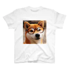 ANTARESのメガネ柴犬 スタンダードTシャツ