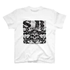 Ａ’ｚｗｏｒｋＳのSKULL&BONE TRIBAL GRUNGE BLK ON CONCRETE スタンダードTシャツ