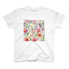 OkometoOmochiの春の花.c スタンダードTシャツ