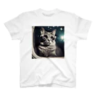 宇宙屋さんの宇宙旅サングラスねこ Regular Fit T-Shirt