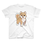 CAPE ONLINE SUZURI店の柴犬（ゆるめのいぬずかん） スタンダードTシャツ