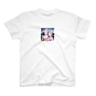 bigbamboofamilyの白く透き通る肌の娘達 Regular Fit T-Shirt