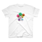 shimarch_mpの月のアイス COLORFUL MOON スタンダードTシャツ