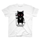 Moju（モジュー）の悪魔猫 Regular Fit T-Shirt