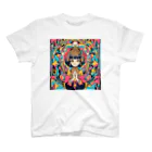 カピパーラ🐻のあなたの幸運を祈る女神♪開運ガール02♪ スタンダードTシャツ