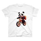 〜たけしゃんのお店〜の自転車に乗るパンダ④ Regular Fit T-Shirt