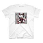 michael−skショップの猫侍 スタンダードTシャツ