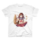 Sawadadaのピーナッツ女子 Regular Fit T-Shirt