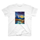 .nekoのAI絵画「夜」 Regular Fit T-Shirt