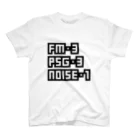 ponco2のFM*3 PSG*3 NOISE*1 スタンダードTシャツ