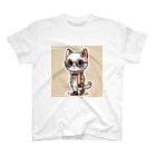 pureseed_tairaの知的でおしゃれさんな猫さん Regular Fit T-Shirt