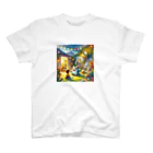 ほっこり絵音舎のふしぎなおともだち Regular Fit T-Shirt