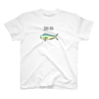 めーちゃん🐠ゆるいおさかなのシイラ スタンダードTシャツ