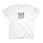 “FIRE STAR” 8-bit cube studioのドットMOB D-003 Regular Fit T-Shirt