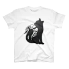 Capricious Catsの翼猫 Regular Fit T-Shirt