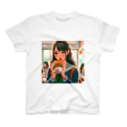 Sawadadaのハンバーガー女子 Regular Fit T-Shirt