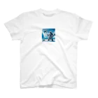 lonely_wolfの氷原のホワイトベア・ディフェンダー スタンダードTシャツ