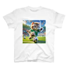 スポーツにゃんこ大戦争のサッカーにゃんこ Regular Fit T-Shirt