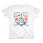 (っ◔◡◔)っ ♥ Le Petit Trésor ♥の花の詩カップ(The Flower Poetry Cup) スタンダードTシャツ