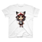 RANRAN2432MPJの猫派アイドル【にゃ美ちゃん】 Regular Fit T-Shirt