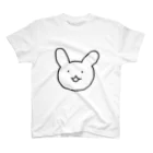 mememeのうさぎさんビッグフェイス スタンダードTシャツ