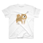 しばじるしデザインのモヤっと秋田犬 Regular Fit T-Shirt