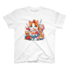 Super_Bluemoonの招き子猫🎵 スタンダードTシャツ