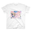 ひたちアートプロジェクト　Hitachi Art Projectの第9回公募展　はるちゃんと　おはなみて　ぱちぱち Regular Fit T-Shirt