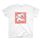 かわいいどうぶつ♪のみんな大好き！お散歩ミーコ！ スタンダードTシャツ