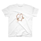 ちいさな松の木の弱々ネコパンチ スタンダードTシャツ