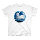 Sacret Animals in your headのSecret CAT in your head 聖なる猫 Regular Fit T-Shirt