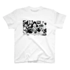 Robin LindströmのAll HP are temporary b&w Regular Fit T-Shirt