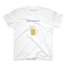 3本しっぽのビションフリーゼのBEER SANBON(復刻) Regular Fit T-Shirt