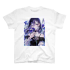 AQUAMETAVERSEの花菖蒲の優美な香り　BLUE PLUM  691 Regular Fit T-Shirt