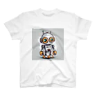 Freedomのかわいいロボットのイラストグッズ スタンダードTシャツ