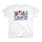 Karenai-Saboten_709の空と車のポップアート Regular Fit T-Shirt