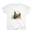 3dog_mamanの甘えて見つめるワンちゃん Regular Fit T-Shirt