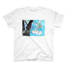 Daria tanakaの夜桜デッサン スタンダードTシャツ