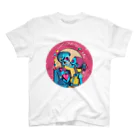 Ａ’ｚｗｏｒｋＳのFUNNY RETRO SKELETON KISS Regular Fit T-Shirt