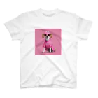 MY.LILILALAのヒップホップな犬 Regular Fit T-Shirt